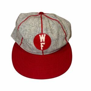 NWT Ebbets Field Flannels Baseball Cap Wichita Falls Spudders Repro Fitted 7 1/2